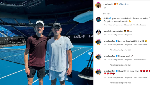 德国网球队鏖战澳大利亚网球队，克耶高斯统治全场